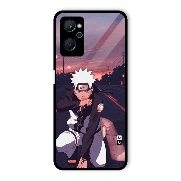 Anime Naruto Aesthetic Glass Back Case for Realme 9i