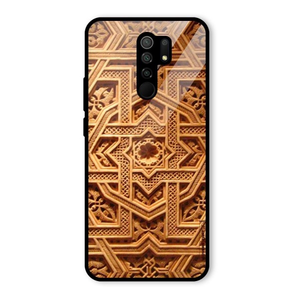 Archaic Wall Glass Back Case for Redmi 9 Prime