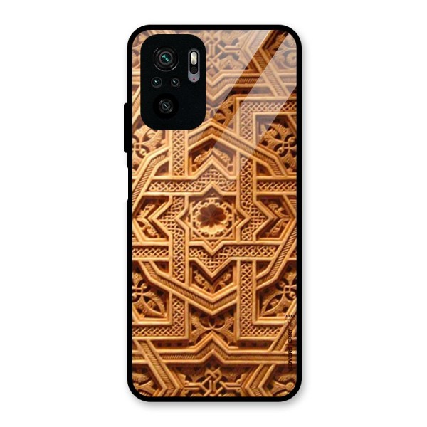 Archaic Wall Glass Back Case for Redmi Note 10