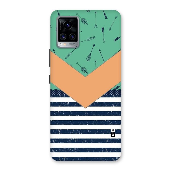 Arrows and Stripes Back Case for Vivo V20 Pro