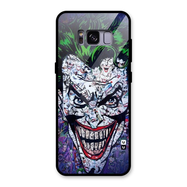 Art Face Glass Back Case for Galaxy S8