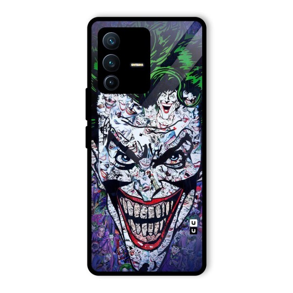 Art Face Glass Back Case for Vivo V23 Pro