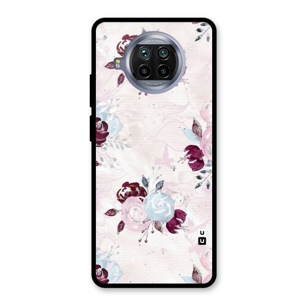 Artsy Florasy Glass Back Case for Mi 10i