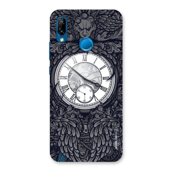 Artsy Wall Clock Back Case for Huawei P20 Lite