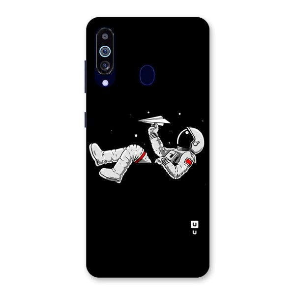 Astronaut Aeroplane Back Case for Galaxy A60