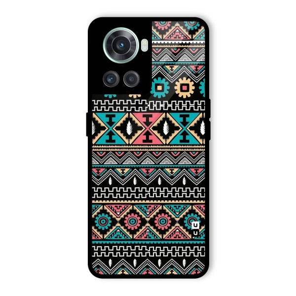 Aztec Beautiful Creativity Glass Back Case for OnePlus 10R