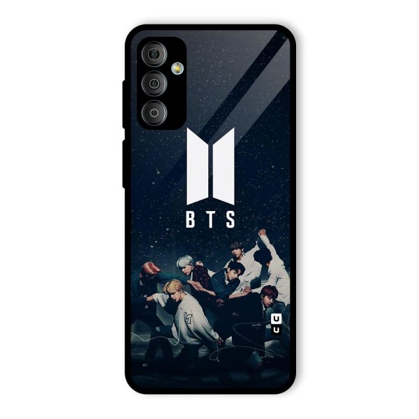 BTS Army All Glass Back Case for Galaxy F23