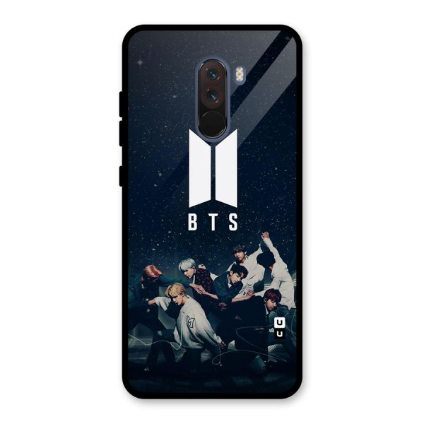 BTS Army All Glass Back Case for Poco F1