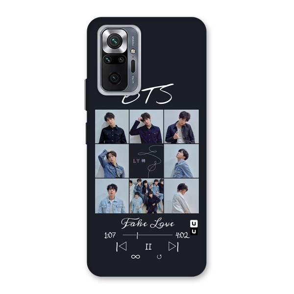 BTS Fake Love Back Case for Redmi Note 10 Pro