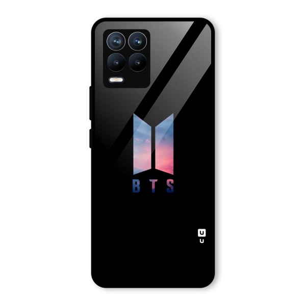 BTS Logo Sky Glass Back Case for Realme 8