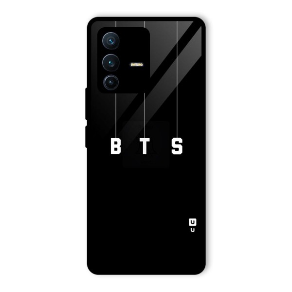 BTS Strings Glass Back Case for Vivo V23 Pro