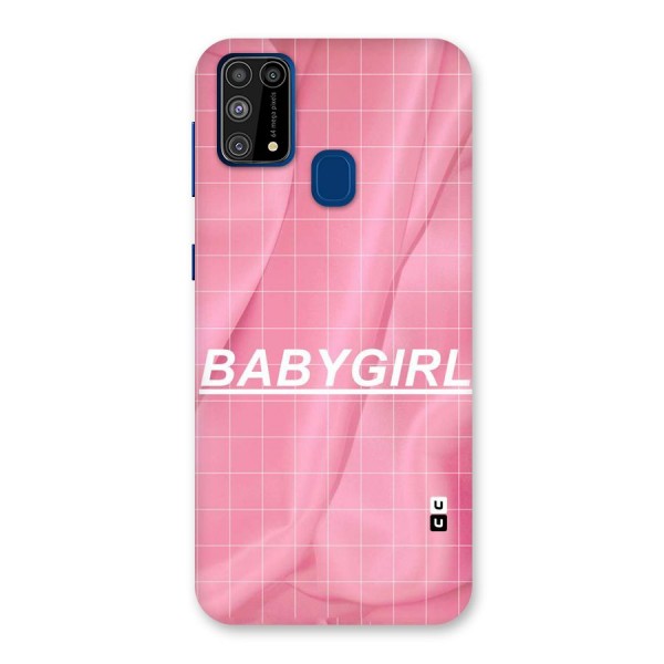 Baby Girl Check Back Case for Galaxy F41