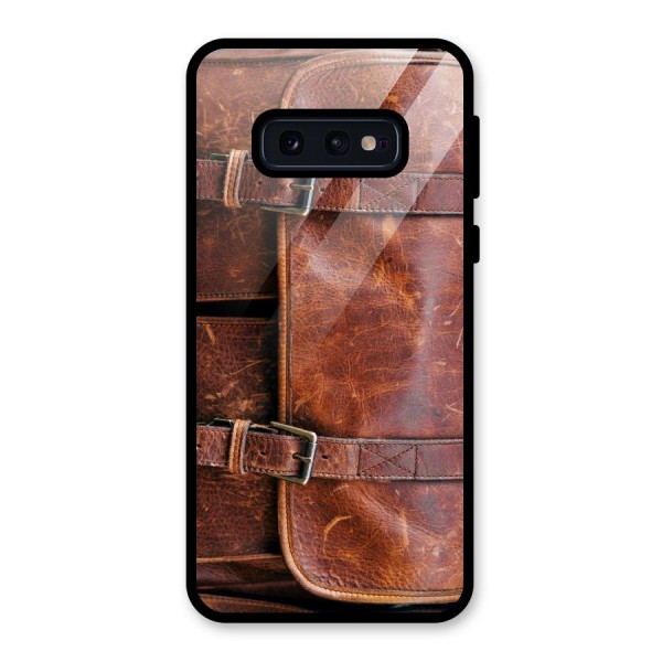 Bag Design (Printed) Glass Back Case for Galaxy S10e