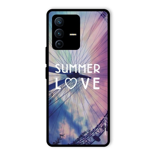 Beach Dreams Glass Back Case for Vivo V23 Pro