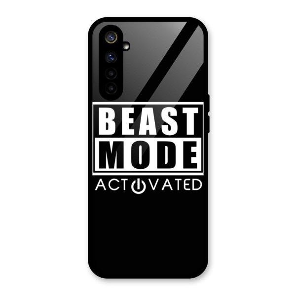 Beast Mode Activated Glass Back Case for Realme 6