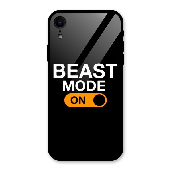 Beast Mode Switched On Glass Back Case for XR