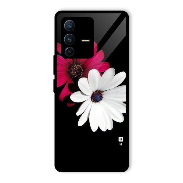 Beautiful Blooming Glass Back Case for Vivo V23 Pro