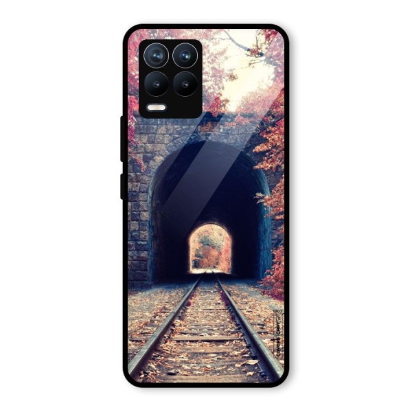 Beautiful Track Glass Back Case for Realme 8 Pro