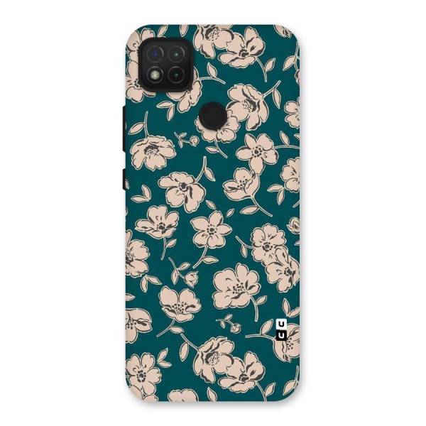 Beauty Green Bloom Back Case for Redmi 9C