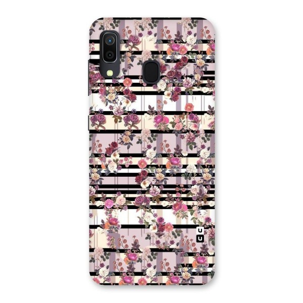 Beauty In Floral Back Case for Galaxy A20