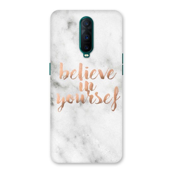 Believe in Yourself Back Case for Oppo R17 Pro