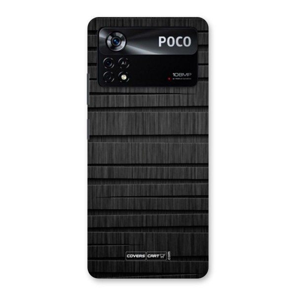 Black Abstract Back Case for Poco X4 Pro 5G