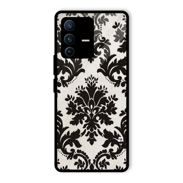 Black Beauty Glass Back Case for Vivo V23 Pro