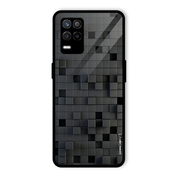 Black Bricks Glass Back Case for Realme 9 5G