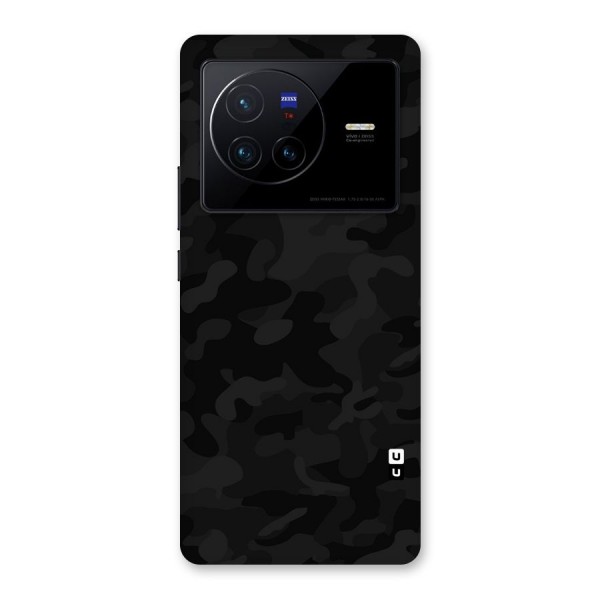 Black Camouflage Back Case for Vivo X80