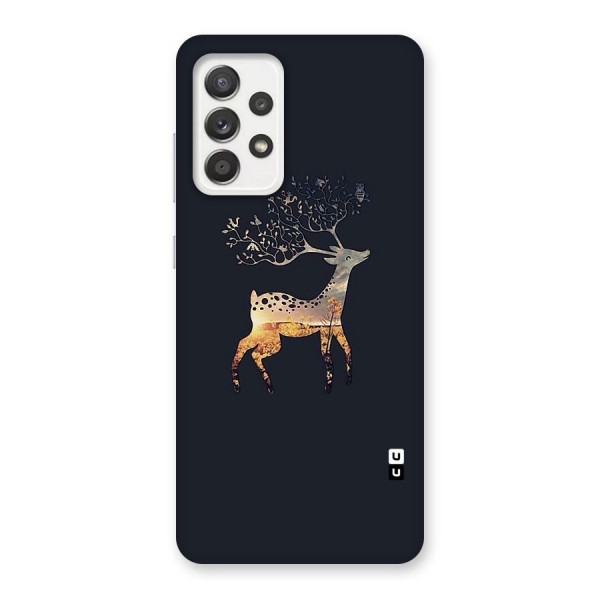 Black Deer Back Case for Galaxy A52