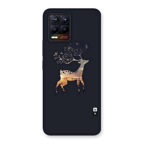 Black Deer Back Case for Realme 8