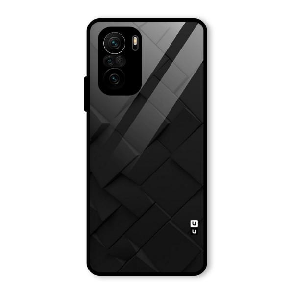 Black Elegant Design Glass Back Case for Mi 11x