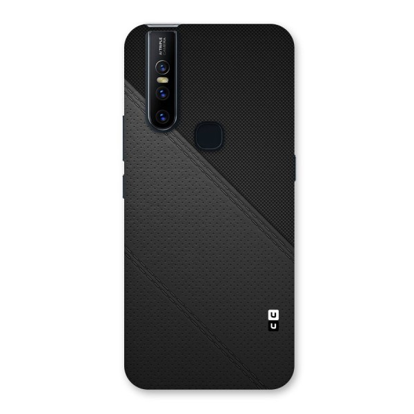 Black Polka Stripe Back Case for Vivo V15