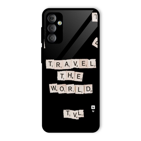 Blocks Travel Glass Back Case for Galaxy F23