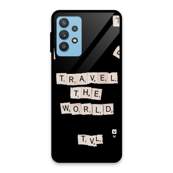 Blocks Travel Glass Back Case for Galaxy M32 5G