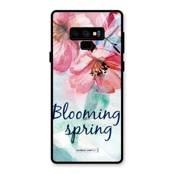 Blooming Spring Glass Back Case for Galaxy Note 9