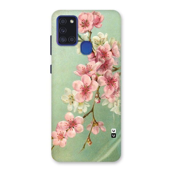 Blossom Cherry Design Back Case for Galaxy A21s