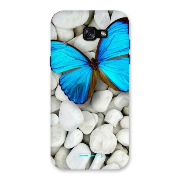 Blue Butterfly Back Case for Galaxy A7 (2017)