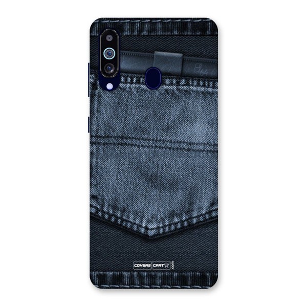 Blue Denim Back Case for Galaxy A60