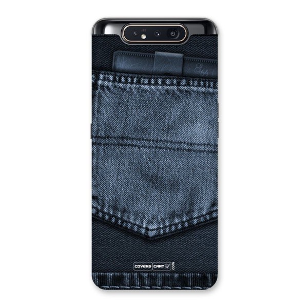 Blue Denim Back Case for Galaxy A80