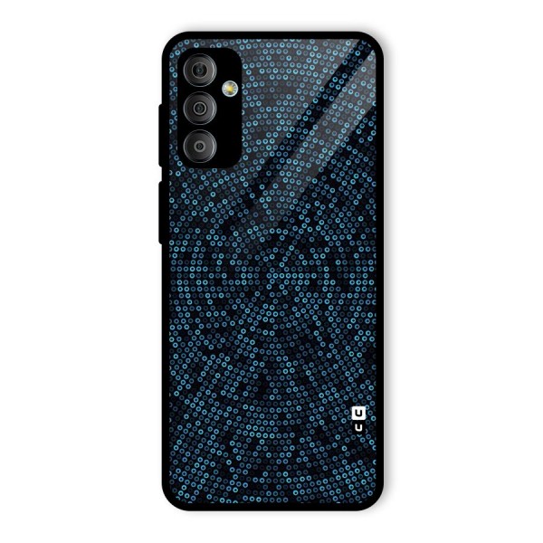 Blue Disco Lights Glass Back Case for Galaxy F23