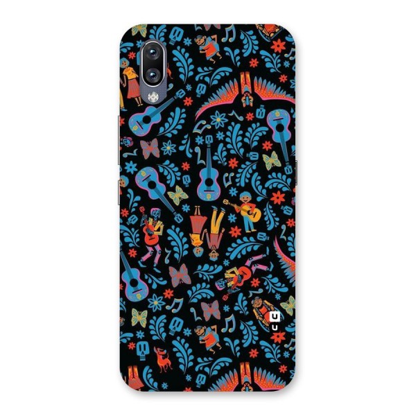 Blue Guitar Pattern Back Case for Vivo NEX