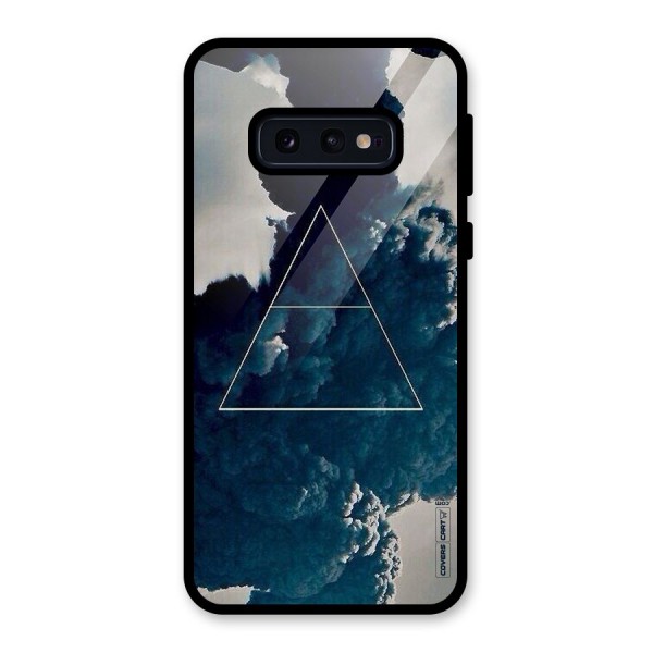 Blue Hue Smoke Glass Back Case for Galaxy S10e