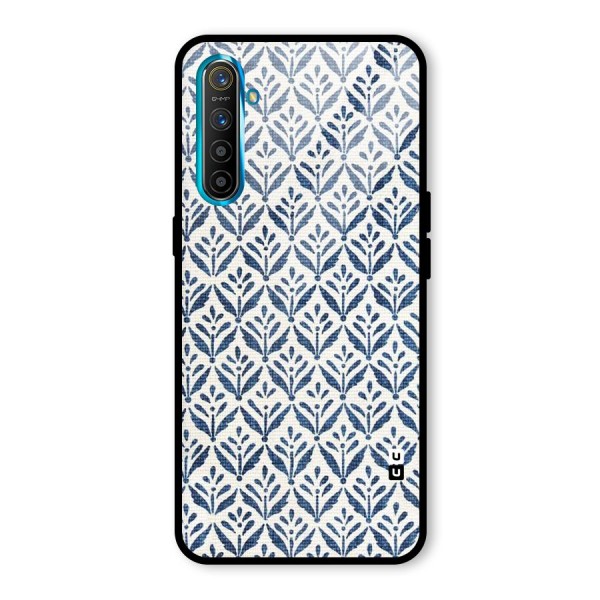 Blue Leaf Glass Back Case for Realme XT