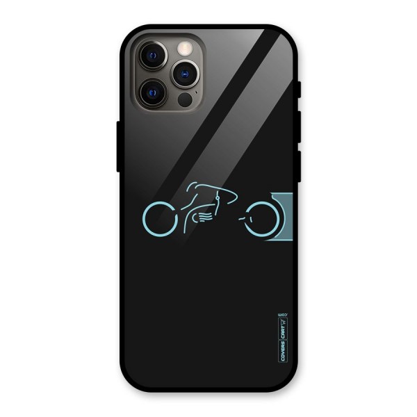 Blue Ride Glass Back Case for iPhone 12 Pro