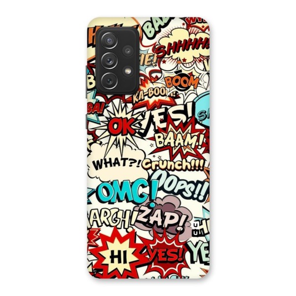 Boom Zap Back Case for Galaxy A72