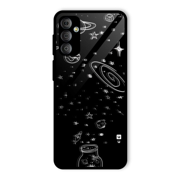 Bottle Of Stars Glass Back Case for Galaxy F23