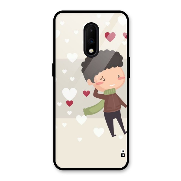 Boy in love Glass Back Case for OnePlus 7