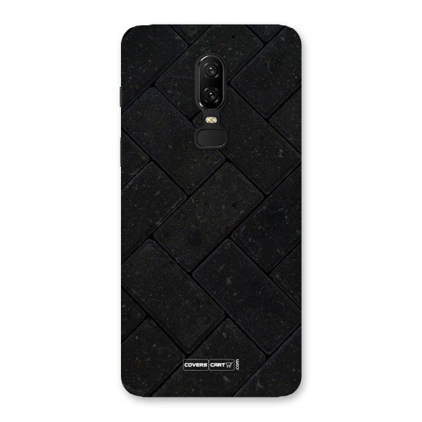 Bricks Pattern Back Case for OnePlus 6