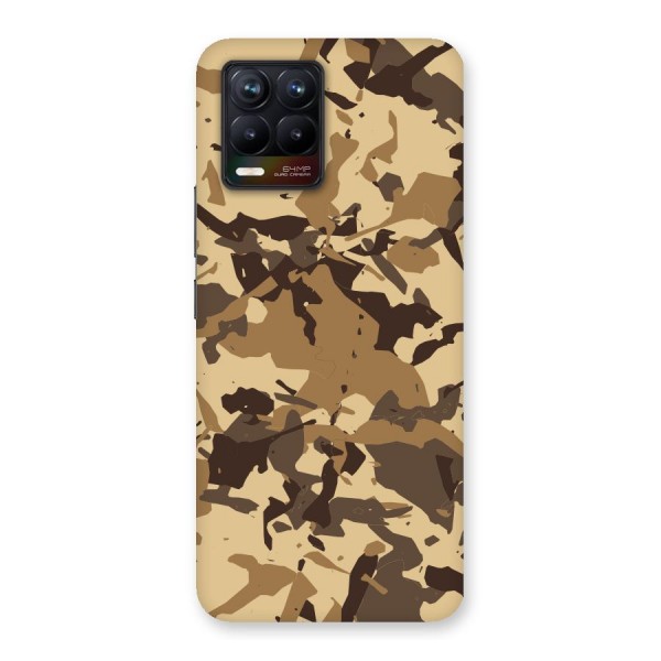 Brown Camouflage Army Back Case for Realme 8